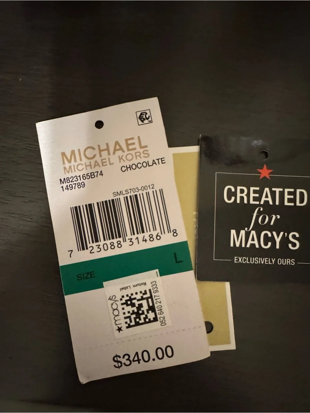 Michael Kors long quilted